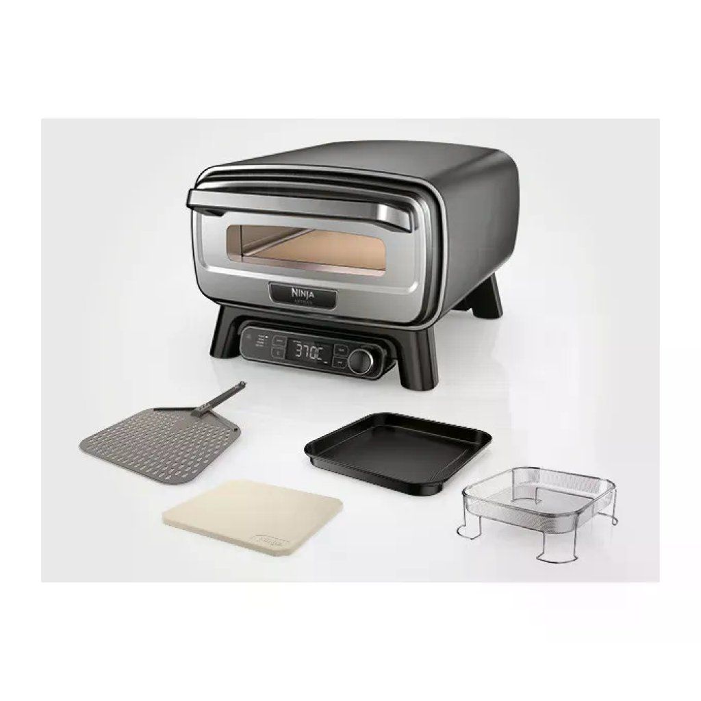 Ninja MO201EU Forno Elettrico per Pizza e Friggitrice ad Aria da Esterno Artisan