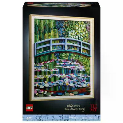 Lego 31220 ART Set da Costruzione Claude Monet Lo Stagno delle Ninfee Decorazione da Parete 3179 pezzi Lego 31220 ART Set da Costruzione Claude Monet Lo Stagno delle Ninfee Decorazione da Parete 3179 pezzi