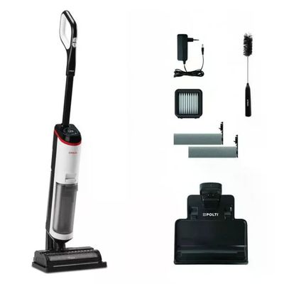 Polti WDEU0003 RollySteam Aspirapolvere Lavapavimenti Senza Filo 3in1 a Vapore HEPA 450W 14000Pa 35 min