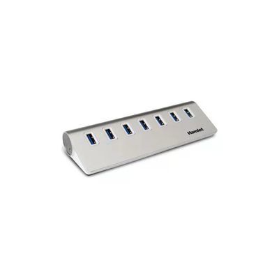 Hamlet XHUB-07A3CX Hub USB 3.0 a 7 Porte in Alluminio con Adattatore USB-A + USB-C Hamlet XHUB-07A3CX Hub USB 3.0 a 7 Porte in Alluminio con Adattatore USB-A + USB-C