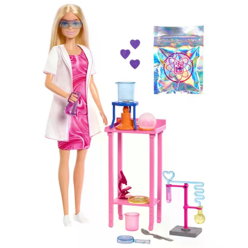 Barbie JCR70 Bambola Scienziata con Accessori Barbie JCR70 Bambola Scienziata con Accessori