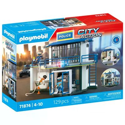 Playmobil Centrale di Polizia con Sala Investigativa City Action Set da Gioco 71874 Playmobil Centrale di Polizia con Sala Investigativa City Action Set da Gioco 71874