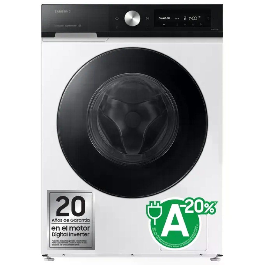 Samsung WW90DB8U95GH BESPOKE AI Lavatrice Frontale 9 Kg 1400 rpm Classe A QuickDrive Wi