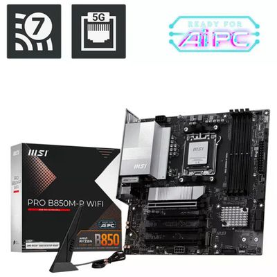 MSI 911-7E71-001 Pro B850M-P Wifi Scheda Madre Micro Atx Amd B850 Socket Am5