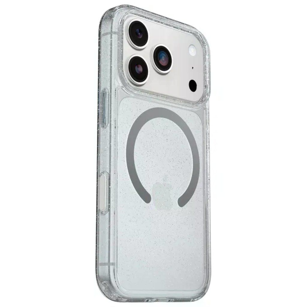 OtterBox 77-98838 Symmetry Series Clear con MagSafe Glitter Custodia iPhone 17 Pro OtterBox 77-98838 Symmetry Series Clear con MagSafe Glitter Custodia iPhone 17 Pro