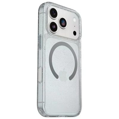 OtterBox 77-98838 Symmetry Series Clear con MagSafe Glitter Custodia iPhone 17 Pro
