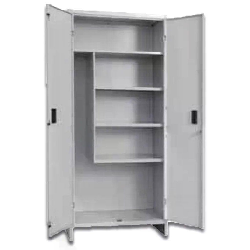 Prometal 8034105900660 Armadio Portascope Pratiko 2 Ante Grigio in Metallo 60 x 40 x H 179 cm Prometal 8034105900660 Armadio Portascope Pratiko 2 Ante Grigio in Metallo 60 x 40 x H 179 cm