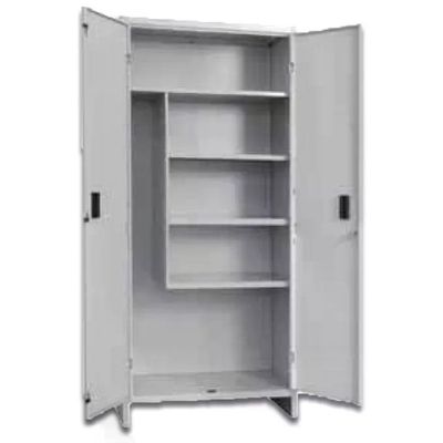 Prometal 8034105900660 Armadio Portascope Pratiko 2 Ante Grigio in Metallo 60 x 40 x H 179 cm Prometal 8034105900660 Armadio Portascope Pratiko 2 Ante Grigio in Metallo 60 x 40 x H 179 cm