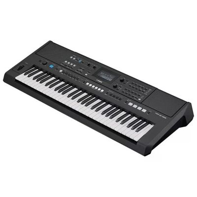Yamaha VHN6420 PSR-E483 Tastiera Portatile 61 Tasti Sensibili al Tocco 860 Voci 345 Stili 12W colore Nero