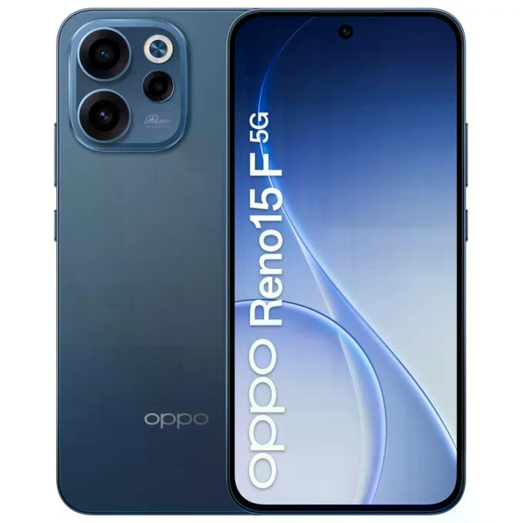 Oppo Reno15 F 5G Smartphone AI Tripla Fotocamera 50MP 8GB RAM 256GB Twilight Black Oppo Reno15 F 5G Smartphone AI Tripla Fotocamera 50MP 8GB RAM 256GB Twilight Black
