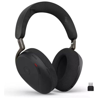 Jabra Cuffie Over-Ear Wireless Bluetooth Evolve3 85 Microfono USB-C AI Cancellazione Rumore Nero Jabra Cuffie Over-Ear Wireless Bluetooth Evolve3 85 Microfono USB-C AI Cancellazione Rumore Nero