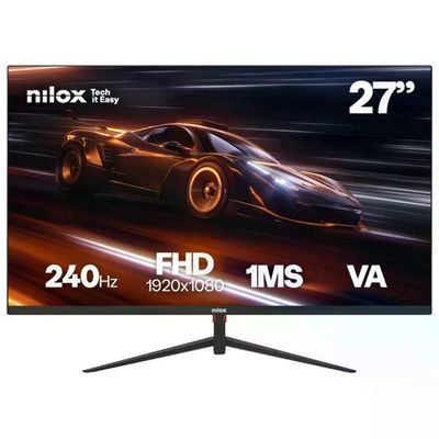 Nilox NXM27FHD2401 Monitor Gaming 27'' Full HD VA 240 Hz 1 ms FreeSync HDMI DisplayPort colore Nero