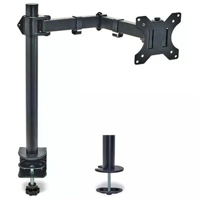 Overmust Braccio Singolo per Monitor 13-32'' Regolabile in Altezza 10 kg Nero Overmust Braccio Singolo per Monitor 13-32'' Regolabile in Altezza 10 kg Nero