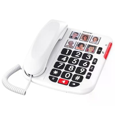 Alcatel TMAX 10+ ATL1430455 telefono fisso con filo per anziani tasti grandi vivavoce audio boost tasti Alcatel TMAX 10+ ATL1430455 telefono fisso con filo per anziani tasti grandi vivavoce audio boost tasti