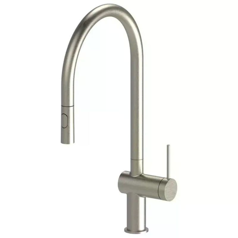 Idro Bric miscelatore lavello bocca alta Vermont, doccetta estraibile 2 getti, cartuccia ceramica 35 mm