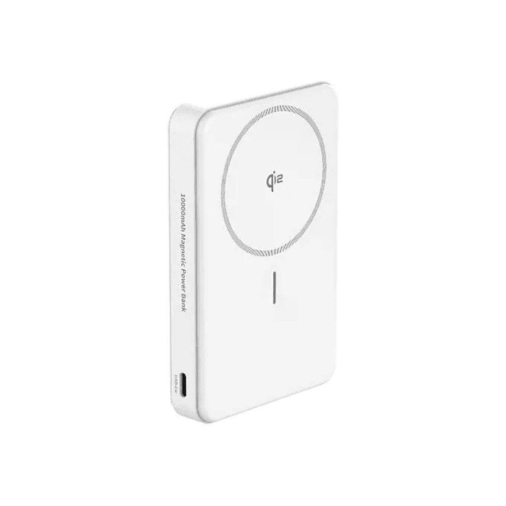 Celly MAGPB10000QI2WH Power Bank Wireless MagSafe Qi2 15W 10000 mAh USB-C USB-A colore Bianco