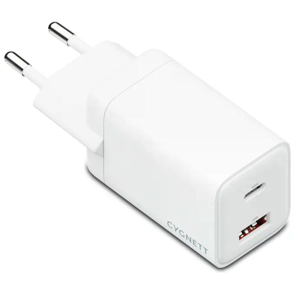 Cygnett CY5879PDWCH PowerPlus Caricatore da muro 65W doppia porta USB-C USB