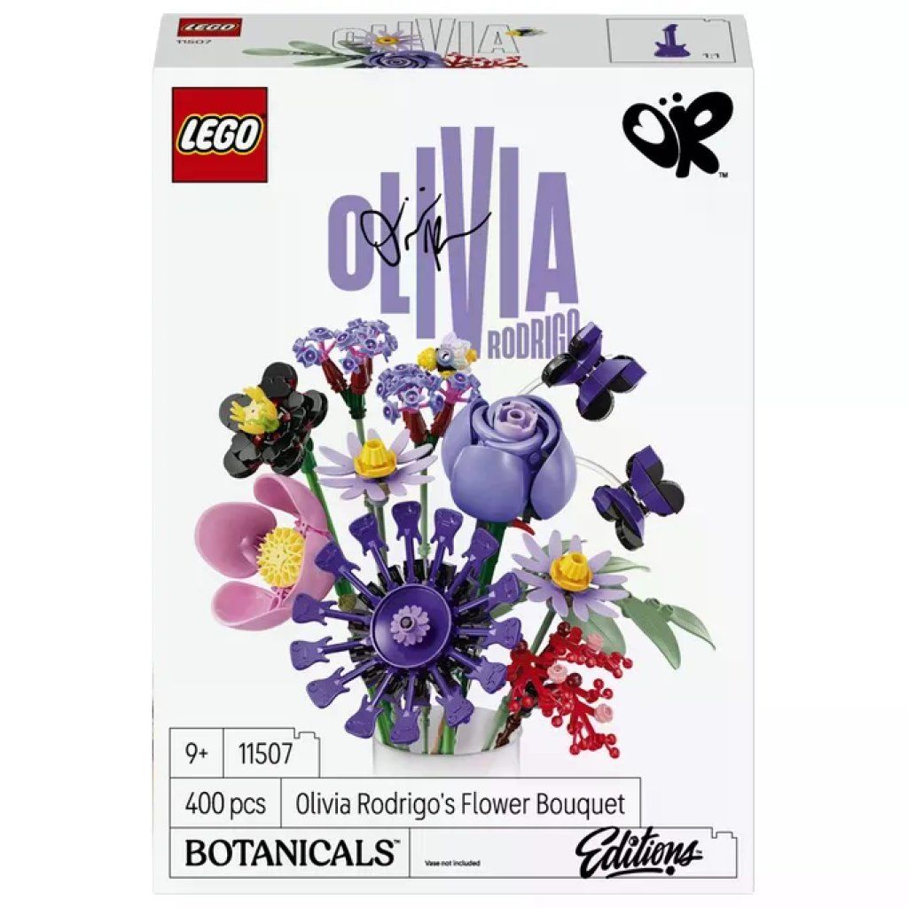 Lego 11507 Botanicals Bouquet di fiori di Olivia Rodrigo 400 pezzi dimensioni 25 cm colore Palette di