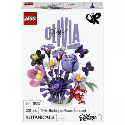 Lego 11507 Botanicals Bouquet di fiori di Olivia Rodrigo 400 pezzi dimensioni 25 cm colore Palette di
