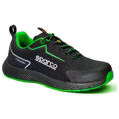 Sparco BTB0002B0K15044 Traction Sanyo Scarpe Antinfortunistiche ESD S1PS SR FO HRO Puntale Vetroresina Sparco BTB0002B0K15044 Traction Sanyo Scarpe Antinfortunistiche ESD S1PS SR FO HRO Puntale Vetroresina