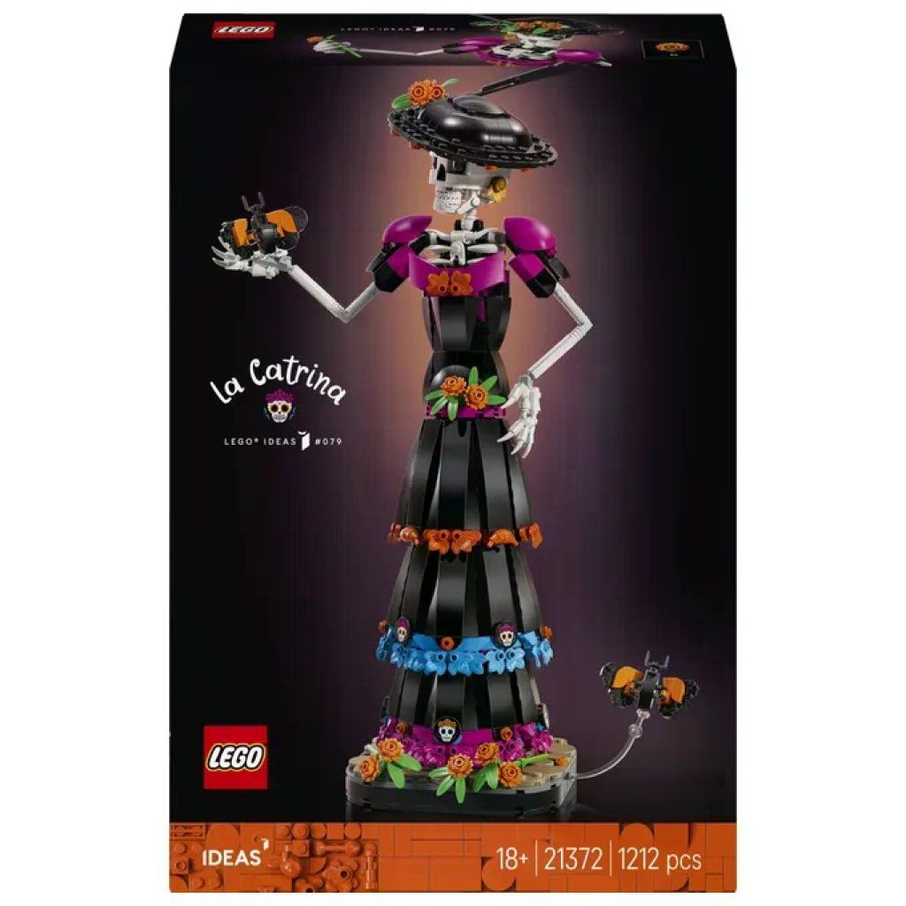 Lego 21372 LEGO Ideas Kit Modellismo per Adulti con Scheletro Fiori Finti e Farfalle Monarca 1212