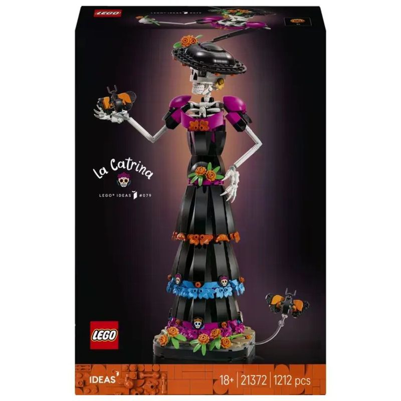 Lego 21372 LEGO Ideas Kit Modellismo per Adulti con Scheletro Fiori Finti e Farfalle Monarca 1212 Lego 21372 LEGO Ideas Kit Modellismo per Adulti con Scheletro Fiori Finti e Farfalle Monarca 1212