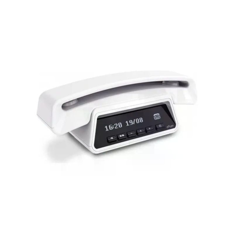 Alcatel ATL1428124 ePure Premium Telefono Cordless DECT Segreteria Vivavoce Blocco Chiamate 100 Contatti