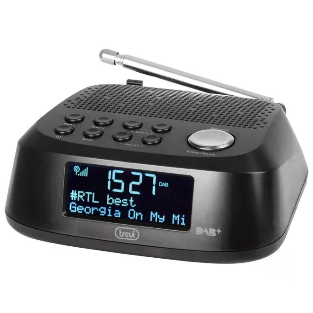 Trevi RC80D4 Radiosveglia Digitale DAB DAB+ FM Display LED Sveglia Radio Cicalino Snooze Sleep colore