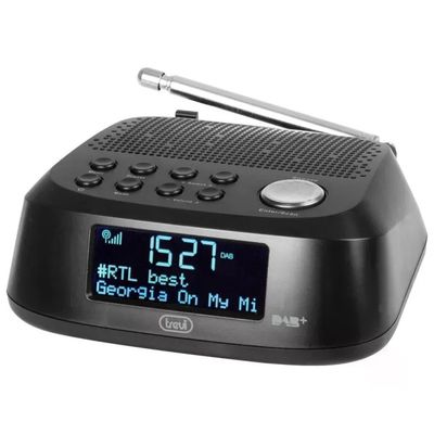 Trevi RC80D4 Radiosveglia Digitale DAB DAB+ FM Display LED Sveglia Radio Cicalino Snooze Sleep colore