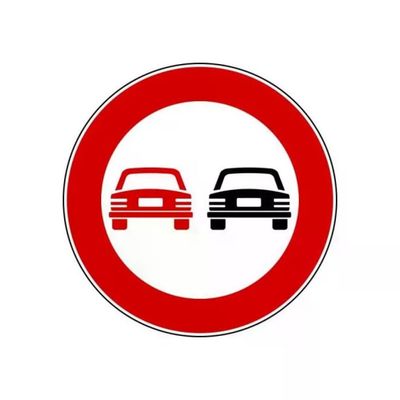VIGOR-BLINKY Vigor 8022593152388 Segnale Stradale Divieto di Sorpasso Fig. 48 Diametro 60 cm Lamiera Classe I