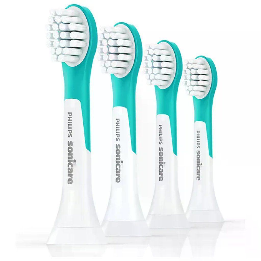 Philips Sonicare For Kids HX6034-90 Testine di Ricambio Bambini Da 3 Anni 4 Pezzi Blu e Bianco Philips Sonicare For Kids HX6034-90 Testine di Ricambio Bambini Da 3 Anni 4 Pezzi Blu e Bianco
