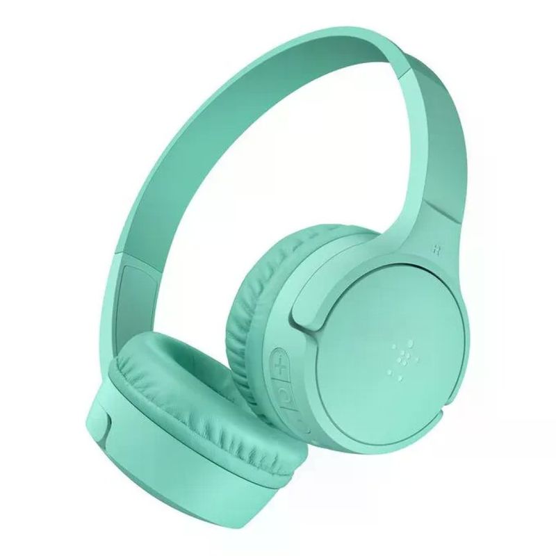 Belkin AUD002HQMNV3 Cuffie SoundForm Mini Bluetooth On-Ear Bambini Menta