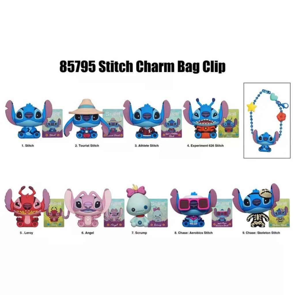 Monogram 8027123961492 Portachiavi Clip Disney Stitch Serie 1 Display 24
