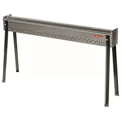 Sandrigarden 7882020 Abruzzo BIG Barbecue Cuoci Arrosticini a Carbone Griglia Acciaio Cromato Struttura