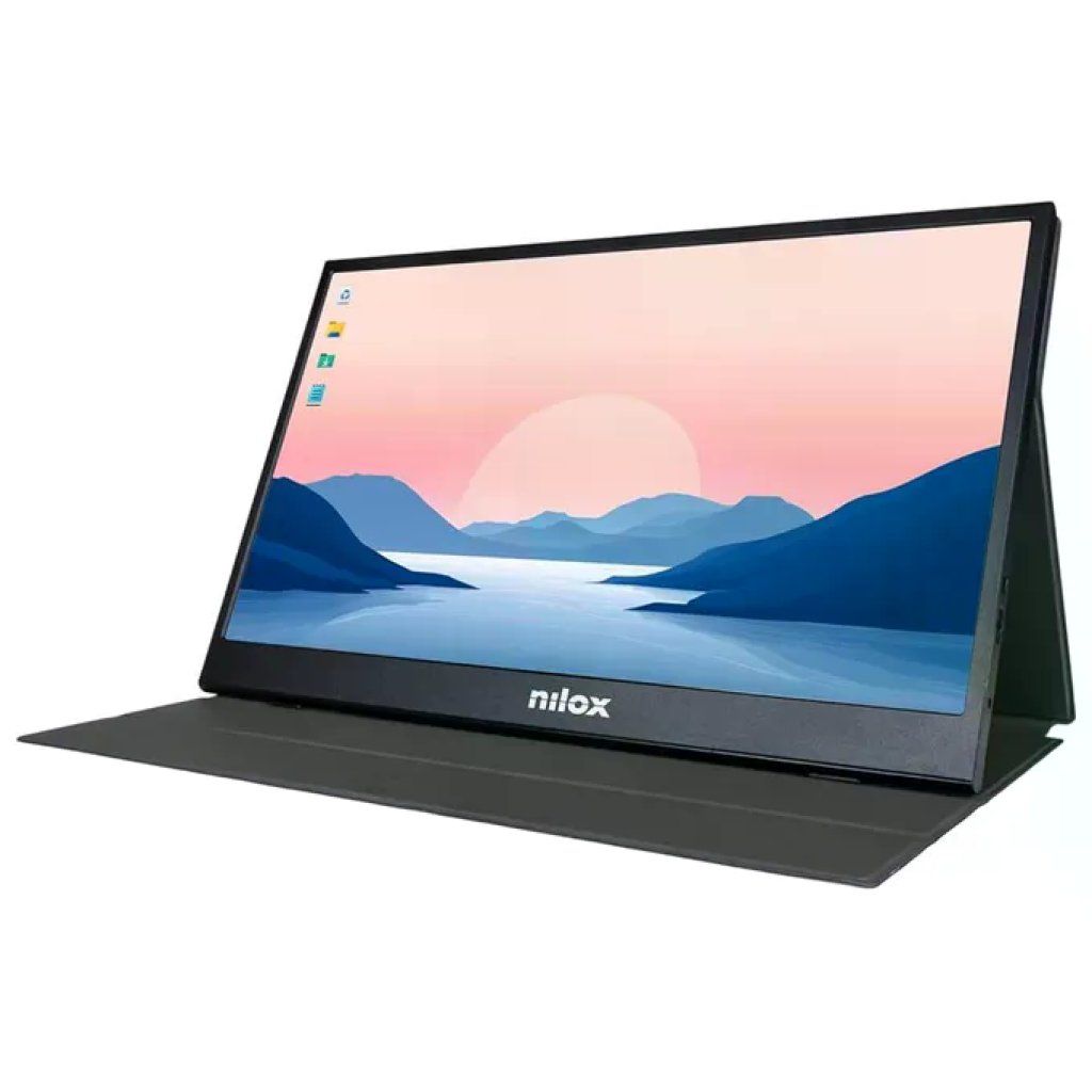 Nilox nxmp15fhd601 Monitor Portatile 15.6” IPS Full HD Altoparlanti Integrati Nero