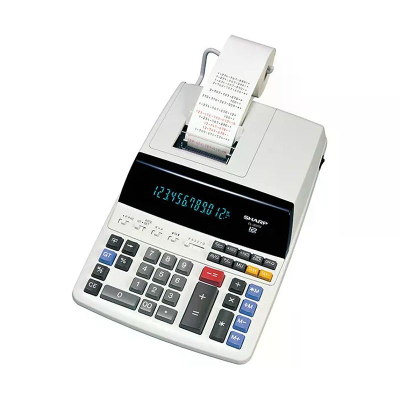 Sharp EL-2607V Calcolatrice Scrivente Desktop 12 Cifre Stampa 2 Colori 4