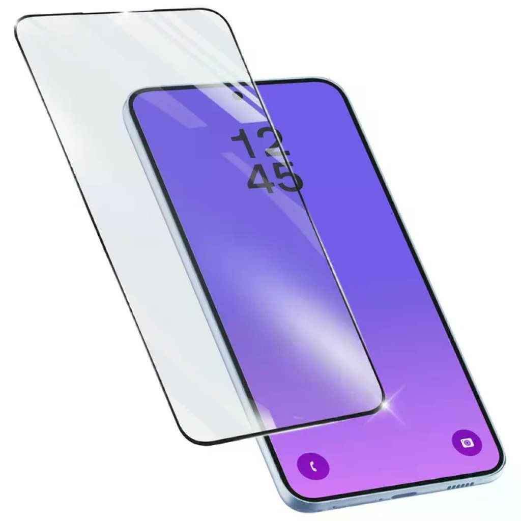 Cellularline TEMPGCABGALA57K Vetro Temperato Impact Glass Capsule per Samsung Galaxy A57 5G Bordo a Bordo