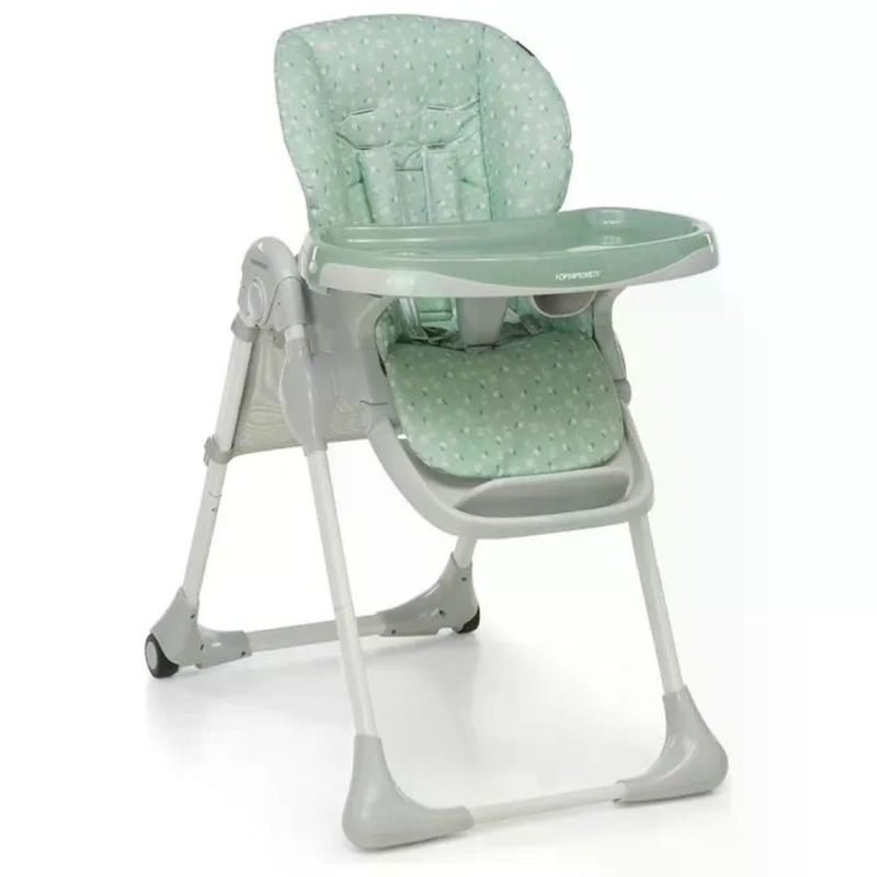 Foppapedretti 8013440208389 Seggiolone Pappa Meeting Apple Reclinabile Regolabile Con Cesto Portaoggetti