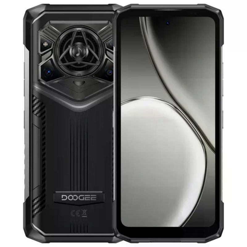 Doogee BLADE 20 PRO Smartphone Rugged 6.6'' 256 GB 6 GB RAM 11800 mAh NFC IP68 Android 15 colore Argento
