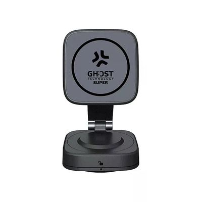 Celly GHOSTSUPMAGSCCH Supporto Auto Magnetico MagSafe con Ricarica via Cavo Rotazione 360° Universale Celly GHOSTSUPMAGSCCH Supporto Auto Magnetico MagSafe con Ricarica via Cavo Rotazione 360° Universale