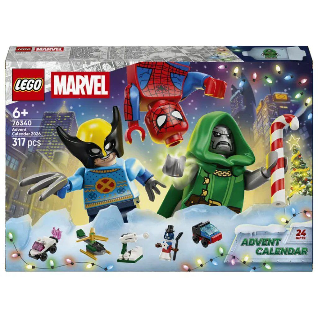 LEGO Marvel 76340 Calendario dell’Avvento 2026, 317 Pezzi