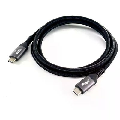 EQUIP 128383 Cavo USB-C USB4 Gen 3x2 da 2 m, 40 Gbit/s, Nero