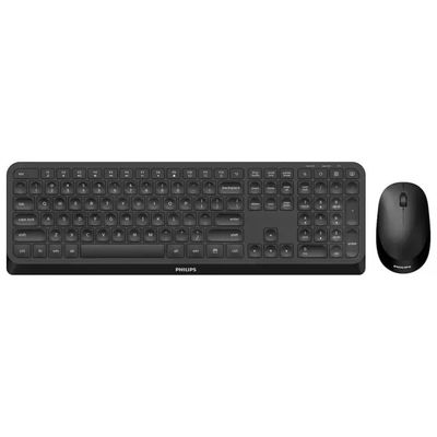 Philips SPT6207B34 Kit Tastiera e Mouse con Filo USB Full