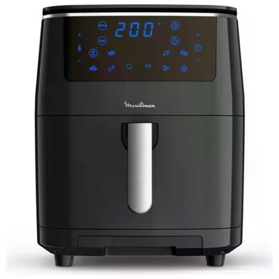 Moulinex AL2018 Friggitrice ad aria 6,5 L 1700 W 7 Programmi Display LCD colore Nero Moulinex AL2018 Friggitrice ad aria 6,5 L 1700 W 7 Programmi Display LCD colore Nero