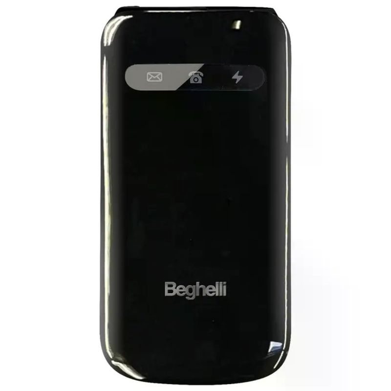 Beghelli SLV15N ECO 9137N Telefono Cellulare per Anziani Nero