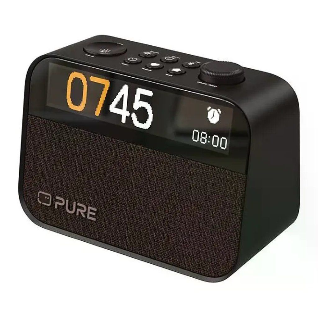Pure 252448 Moment Radiosveglia DAB+ FM Bluetooth 5.3 Rumore Bianco Luce Alba 5W colore Nero Pure 252448 Moment Radiosveglia DAB+ FM Bluetooth 5.3 Rumore Bianco Luce Alba 5W colore Nero