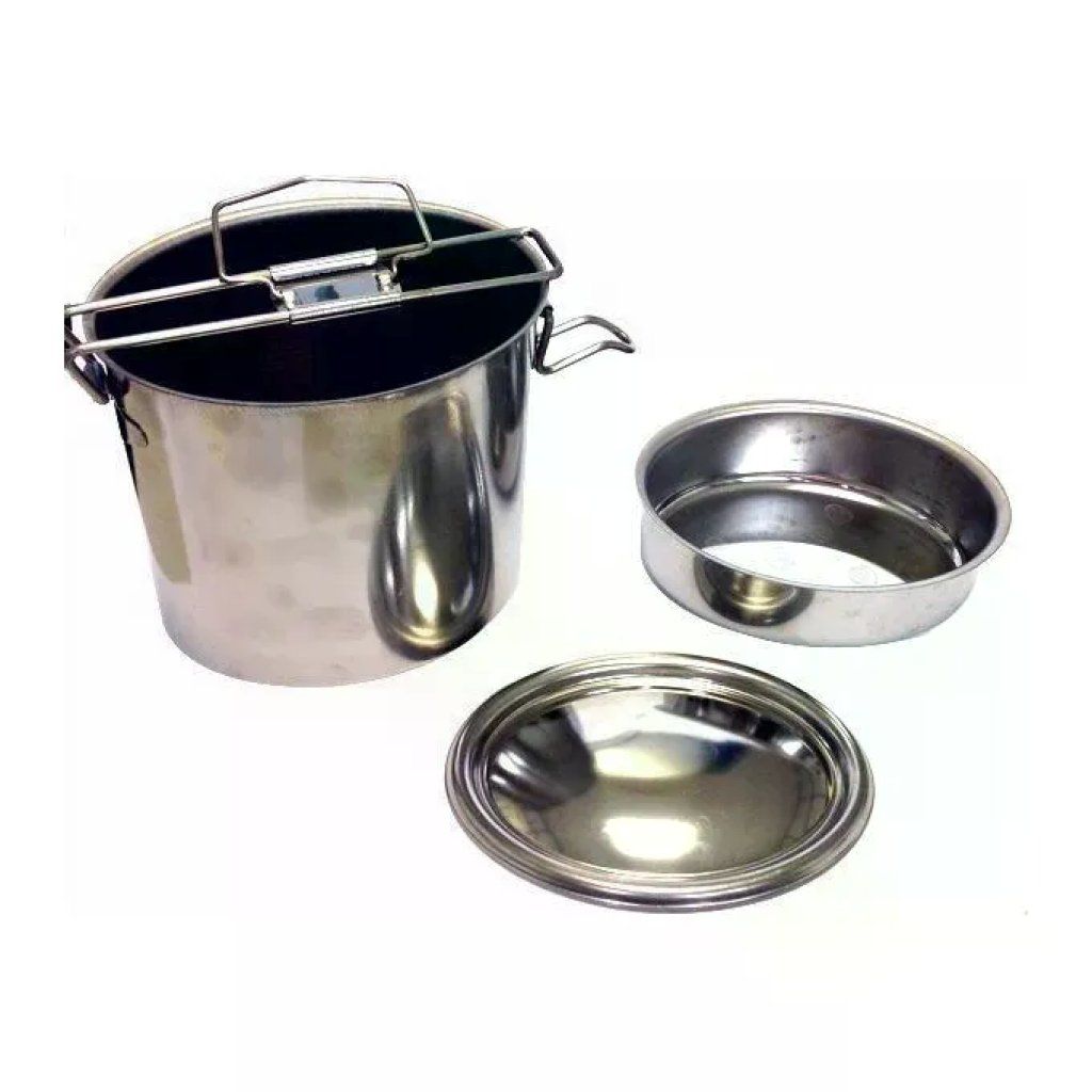 FR Rivadossi GA144 Portavivande con Pietanziera Ovale 12x9 cm acciaio inox capacita' 1000 cc