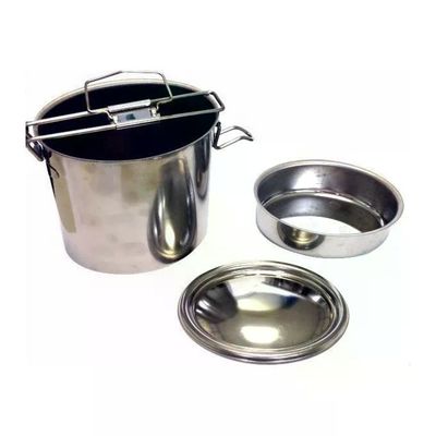 FR Rivadossi GA144 Portavivande Ovale in Acciaio Inox, 1000 cc