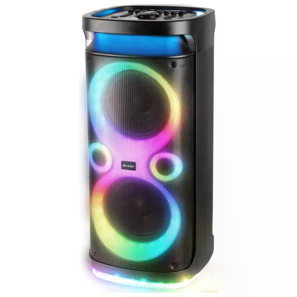 Trevi XF 3150 KB Altoparlante da Festa 130 W Bluetooth TWS Karaoke LED Telecomando colore Nero Trevi XF 3150 KB Altoparlante da Festa 130 W Bluetooth TWS Karaoke LED Telecomando colore Nero