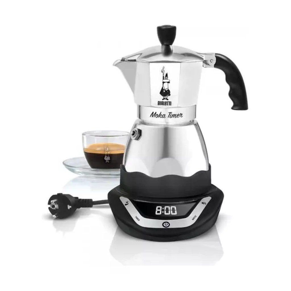 Bialetti 0006093 EAsy Timer Macchina da caffe' Moka Elettrica Automatica 6 Tazze 0 Bialetti 0006093 EAsy Timer Macchina da caffe' Moka Elettrica Automatica 6 Tazze 0
